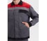 Костюм РАССО Корпус куртка+полукомбинезон, смесовая 65/35, плотность 240 г/м2, темно-серый/черный/красный, р.56-58/170-176 77217 (56/170) 4