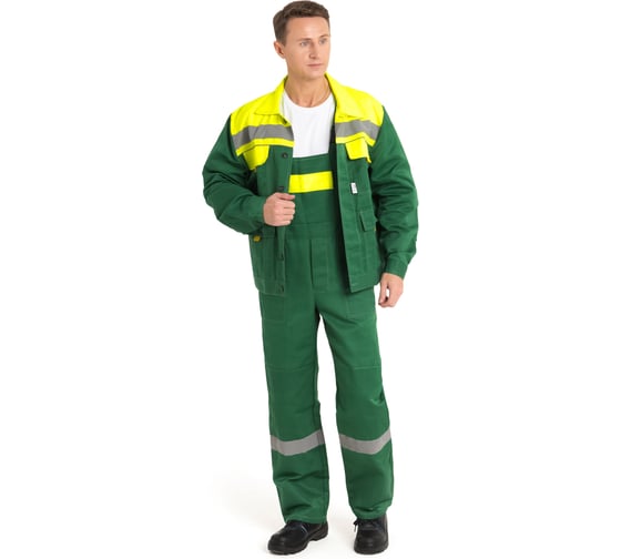 Костюм РАССО "Нова" куртка+п/к, цв. Зеленый/Лимон, р.56-58/182-188 75825 (56/182) 1