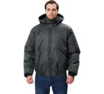 Куртка демисезонная URSUS "БОМБЕР" темно-серый, ткань: Кошачий глаз 44-46, 182-188 КУР512-Т.СЕРЫЙ/44-46, 182-188