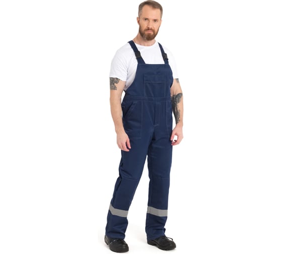 Полукомбинезон мужской летний РАССО "Нова" темно-синий, р 64-66/182-188 76461 (64/182) 1