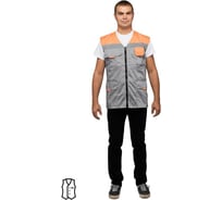 Рабочий жилет ООО Комус л30-ЖЛ серый/оранжевый, р.52-54, р.170-176 1263823