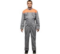 Мужской комбинезон ООО Комус л30-КБЗ серый/оранжевый, р.60-62, рост 182-188 1263840