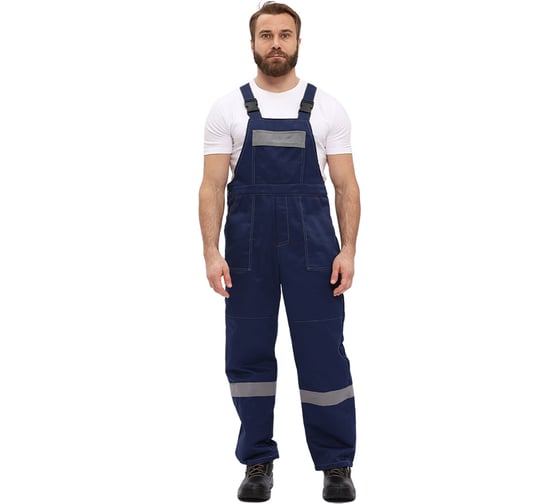 Костюм URSUS ЛЕГИОН куртка/полукомбинезон, темно-синий/серый, 48-50, 182-188 КОС817-005/48-50, 182-188