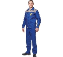 Летний костюм ООО Комус л10-КПК васильковый/серый, р.60-62/182-188 314475