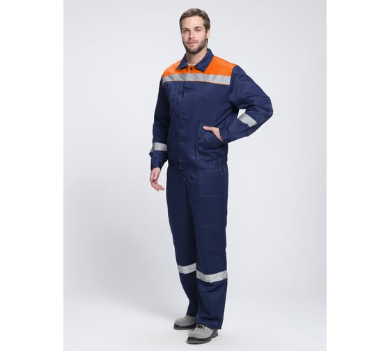 Костюм ФАКЕЛ Легион-2 СОП ткань cмесовая, 210 п/к, темно-синий/оранжевый 87467841 87467841.028 1