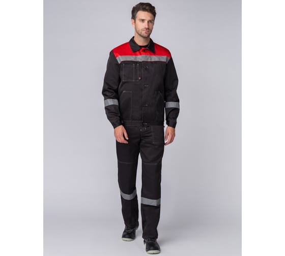 Костюм ФАКЕЛ Легион-2 СОП ткань cмесовая, 210 п/к, черный/красный 87474771 87474771.013 1