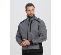 Куртка ФАКЕЛ ProfLine Leader ткань софтшел, серый/черный 87495119 87495119.017