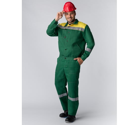 Костюм ФАКЕЛ Легион-1 СОП ткань cмесовая, 210 брюки, зеленый/желтый 87477045 87477045.012 1