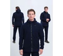 Куртка с капюшоном ФАКЕЛ Кэмп ткань флис, темно-синий 87494816 87494816.008