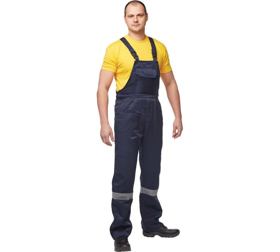 Мужской полукомбинезон ООО Комус л03-ПК, синий, р.48-50, рост 170-176 785217 1