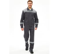 Костюм ФАКЕЛ Липецк-1 СОП CH ткань cмесовая, 280 брюки, темно-серый/светло-серый 87491046 87491046.010