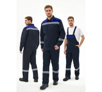 Костюм ФАКЕЛ Липецк-2 СОП CH ткань cмесовая, 280 п/к, темно-синий/васильковый 87491033 87491033.001