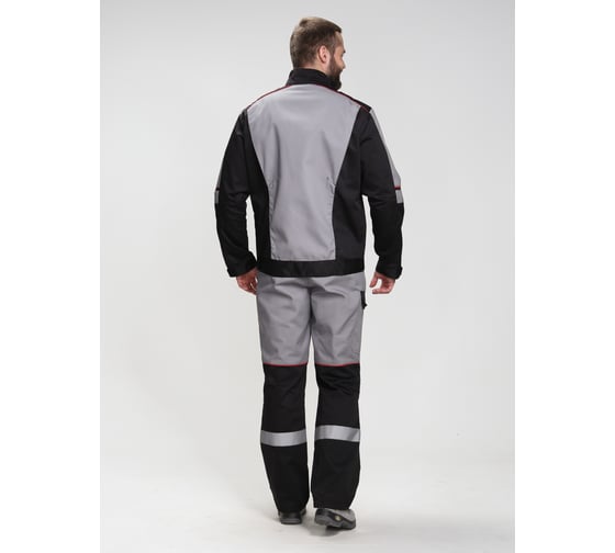 Костюм ФАКЕЛ Сервис IMP ткань cмесовая, 240 п/к, серый/черный 87489284 87489284.014