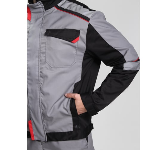 Костюм ФАКЕЛ Сервис IMP ткань cмесовая, 240 п/к, серый/черный 87489284 87489284.014