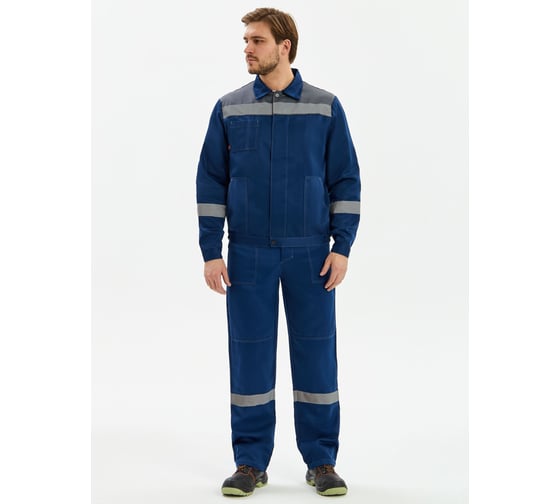 Костюм ФАКЕЛ Легион-1 СОП CH ткань cмесовая, 210 брюки, темно-синий/серый 87490652 87490652.026