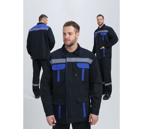 Костюм ФАКЕЛ ИТР СОП IMP ткань саржа, 250 п/к, темно-синий/васильковый 87489241 87489241.005 1