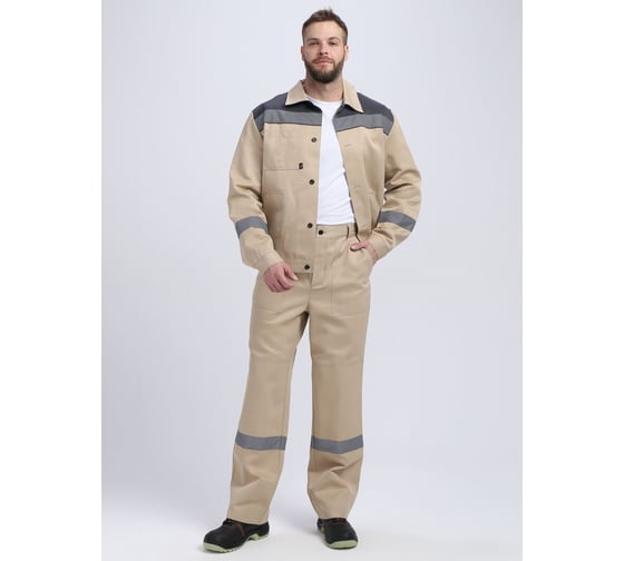 Костюм ФАКЕЛ Легион-1 СОП ткань cмесовая, 210 брюки, бежевый/темно-серый 87488995 87488995.004 1