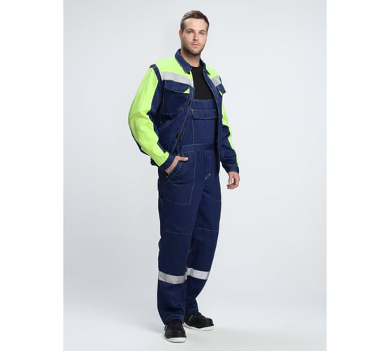 Костюм ФАКЕЛ Сфера-2 СОП CH ткань cмесовая, 210 п/к, темно-синий/лимонный 87490056 87490056.019