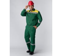 Костюм с брюками Факел Лигор-1 СОП (ткань смесовая, 210) зеленый/желтый 87477045.023