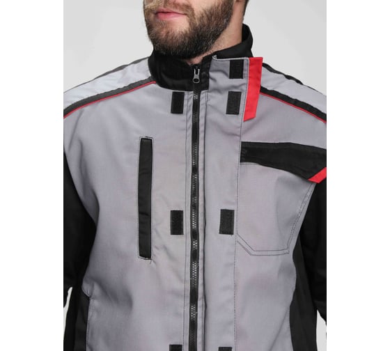 Костюм ФАКЕЛ Сервис IMP ткань cмесовая, 240 п/к, серый/черный 87489284 87489284.001