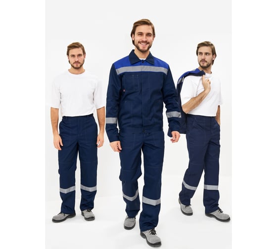 Костюм ФАКЕЛ Легион Премиум-1 СОП ткань cмесовая, 240 брюки, темно-синий/васильковый 87489276 87489276.008 1