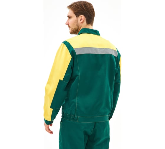 Костюм ФАКЕЛ Сфера-2 СОП CH ткань cмесовая, 210 п/к, зеленый/желтый 87489756 87489756.013