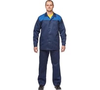 Мужской костюм ООО Комус л16-КБР, синий/васильковый, р.48-50, рост 158-164 702544