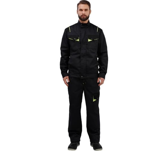 Мужская летняя куртка ООО Комус л27-КУ темно-серый/черный, р.44-46, рост 170-176 1002361 1