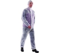 Одноразовый комбинезон ООО Комус Каспер, белый, 30 г/м2, р-р.XL 1316389