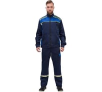 Мужской костюм ООО Комус л26-КПК синий/васильковый, р.60-62, рост 182-188 1002359