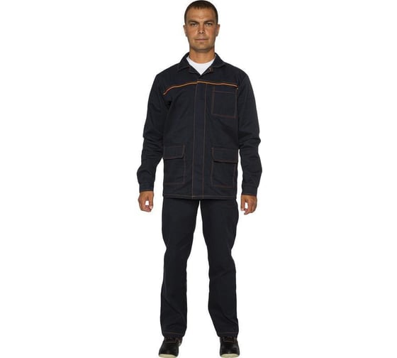 Мужской костюм ООО Комус л28-КБР темно-синий, р.44-46, рост 170-176 1163134 1