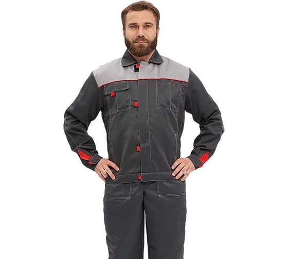 Костюм URSUS "ФАВОРИТ" куртка/брюки, темно-серый/светло-серый, 60-62, 182-188 КОС365-Т.СЕРЫЙ/СВ.СЕРЫЙ/60-62, 182-188 1