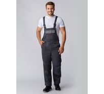 Костюм Флофт-2, ткань Смесовая, 210, полукомбинезон, темно-серый/серый Факел 87471182.032