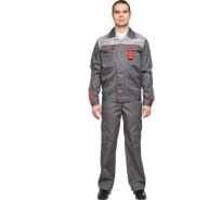 Летний мужской костюм ООО Комус л10-КБР темно-серый/светло-серый, размер 52-54, рост 182-188 816105