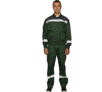 Мужской летний костюм ООО Комус л20-КБР зеленый/серый, размер 44-46, рост 170-176 1242586