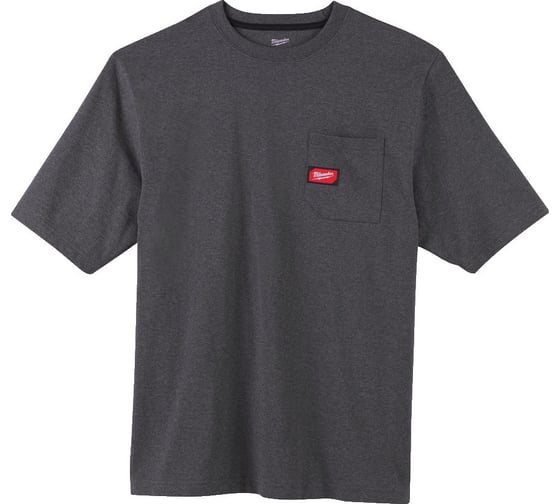 Футболка с короткими рукавами Milwaukee серая WTSSG-XXL 4933478235 1