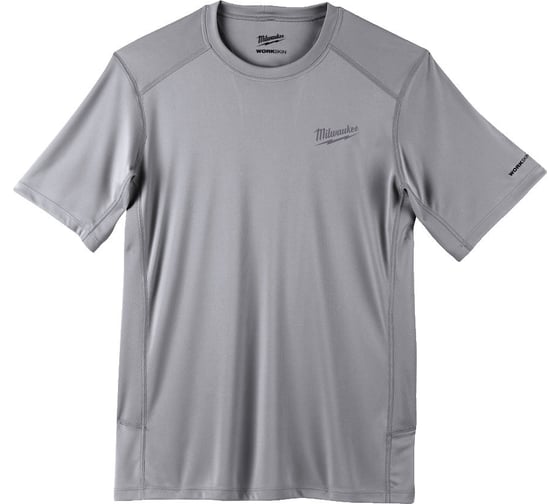 Тёплая рубашка с короткими рукавами Milwaukee серая WWSSG-M 4933478195 1