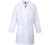 Антистатический халат PORTWEST AS10 ESD, размер M, белый AS10WHRM