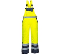 Контрастный полукомбинезон с подкладкой PORTWEST S489, желтый, размер M S489YERM