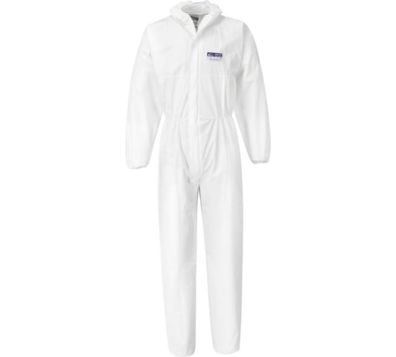 Микропористый комбинезон PORTWEST ST40 BizTex Тип 6/5, белый, размер L ST40WHRL