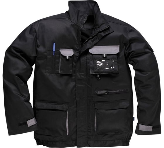 Контрастная куртка PORTWEST TX10 Texo, цвет черный, размер M TX10BKRM 1