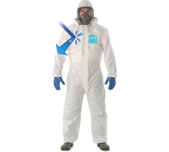 Комбинезон Ansell AlphaTec (Microgard) 2000-CMF SMS, размер XL, 1шт 2000 комфортXL 1