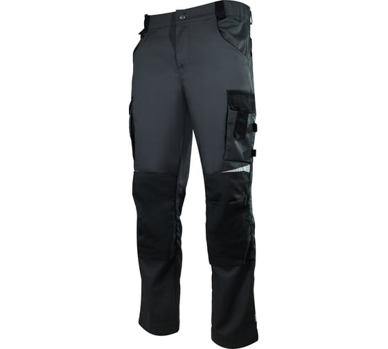 Брюки Brodeks KS302-C, 100% хлопок, серый/черный, размер 52 KS302CGREY52 1