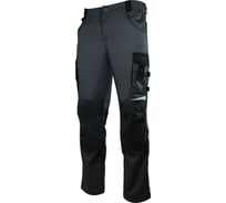 Брюки Brodeks KS302-C, 100% хлопок, серый/черный, размер 46 KS302CGREY46