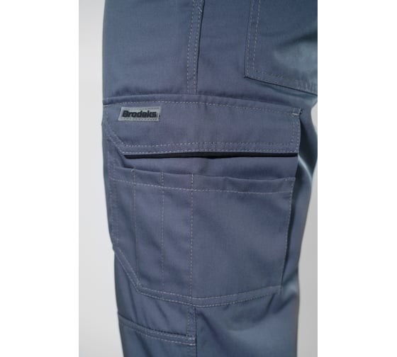 Брюки Brodeks KS301, серый, размер 52 KS301GREY52