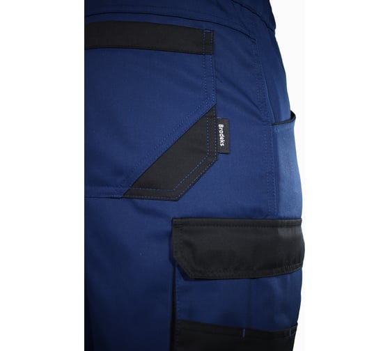 Брюки Brodeks KS302, синий/черный, размер 64 KS302NAVY64