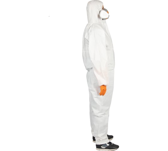 Защитный дышащий комбинезон из нетканого материала Jeta Safety SMS, разм.4XL/58-60, JPC35-4XL