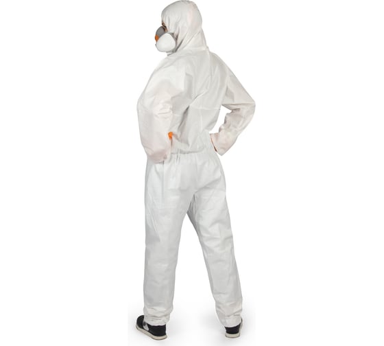 Защитный дышащий комбинезон из нетканого материала Jeta Safety SMS, разм.4XL/58-60, JPC35-4XL