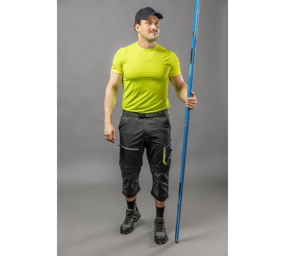 Футболка HOEGERT TECHNIK GRATZ желтая 4XL (60) HT5K954-4XL