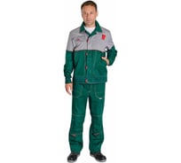 Куртка ФОРМГОСТ "Мегаполис Люкс", зеленый + светло-серый (СМ), 64-66 (170-176) 4620241942530